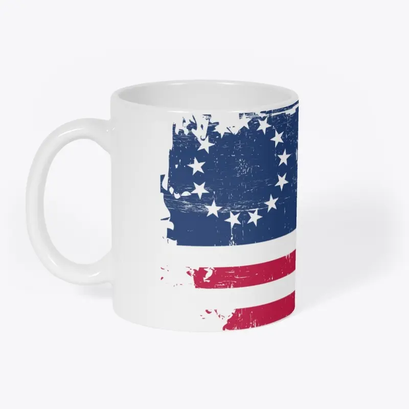 Betsy Ross Flag Distressed