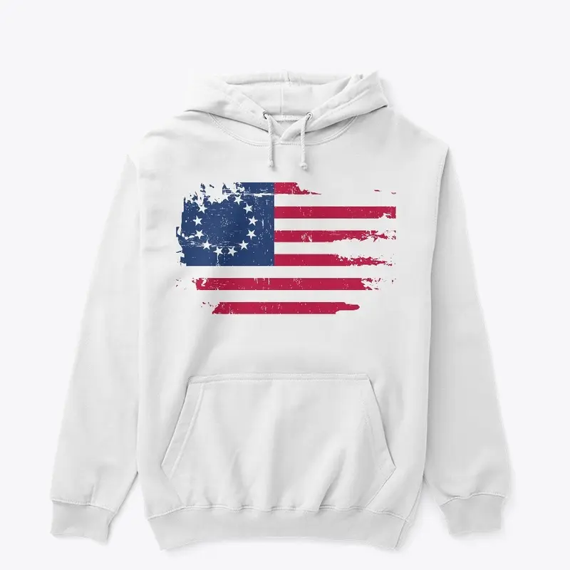 Betsy Ross Flag Distressed